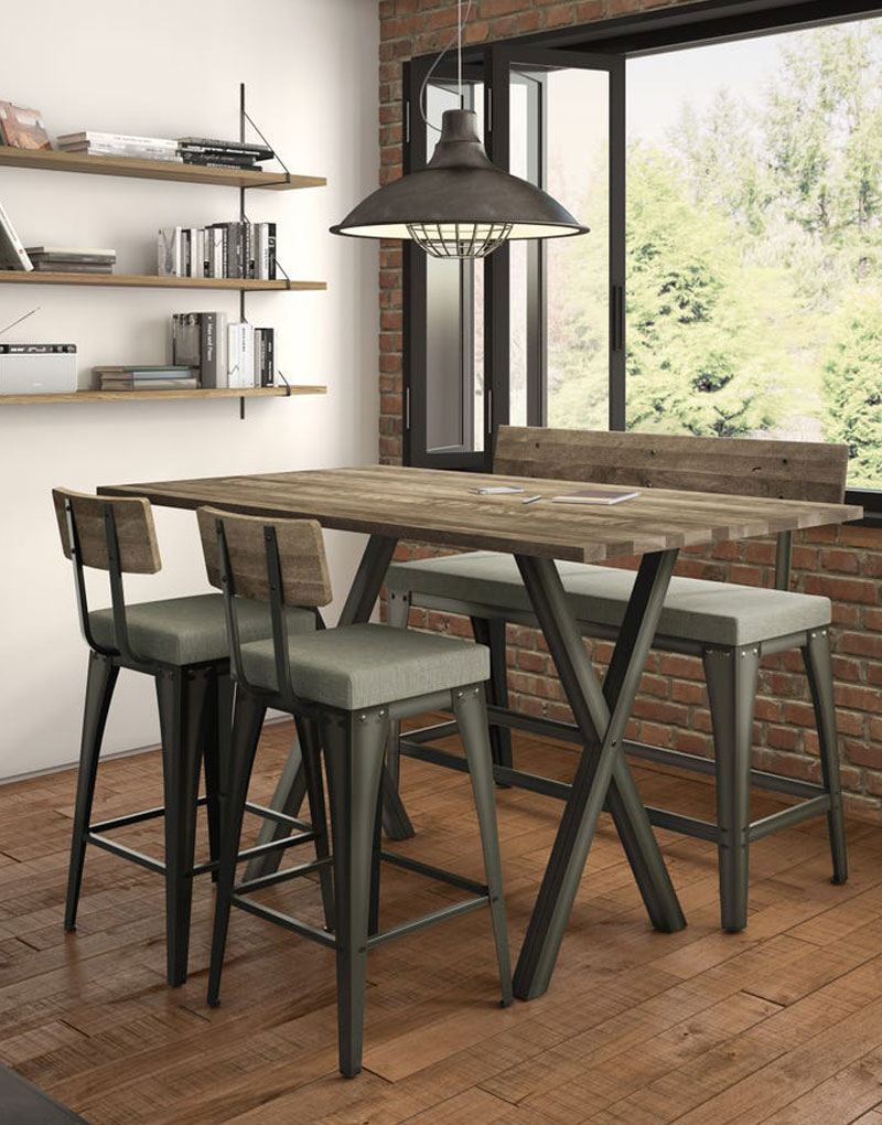 Ashton Industrial Stool Cushion Seat Design Inspo 2