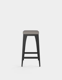 Ayden Backless Industrial Metal Stool angle