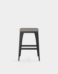 Ayden Backless Industrial Metal Stool Side