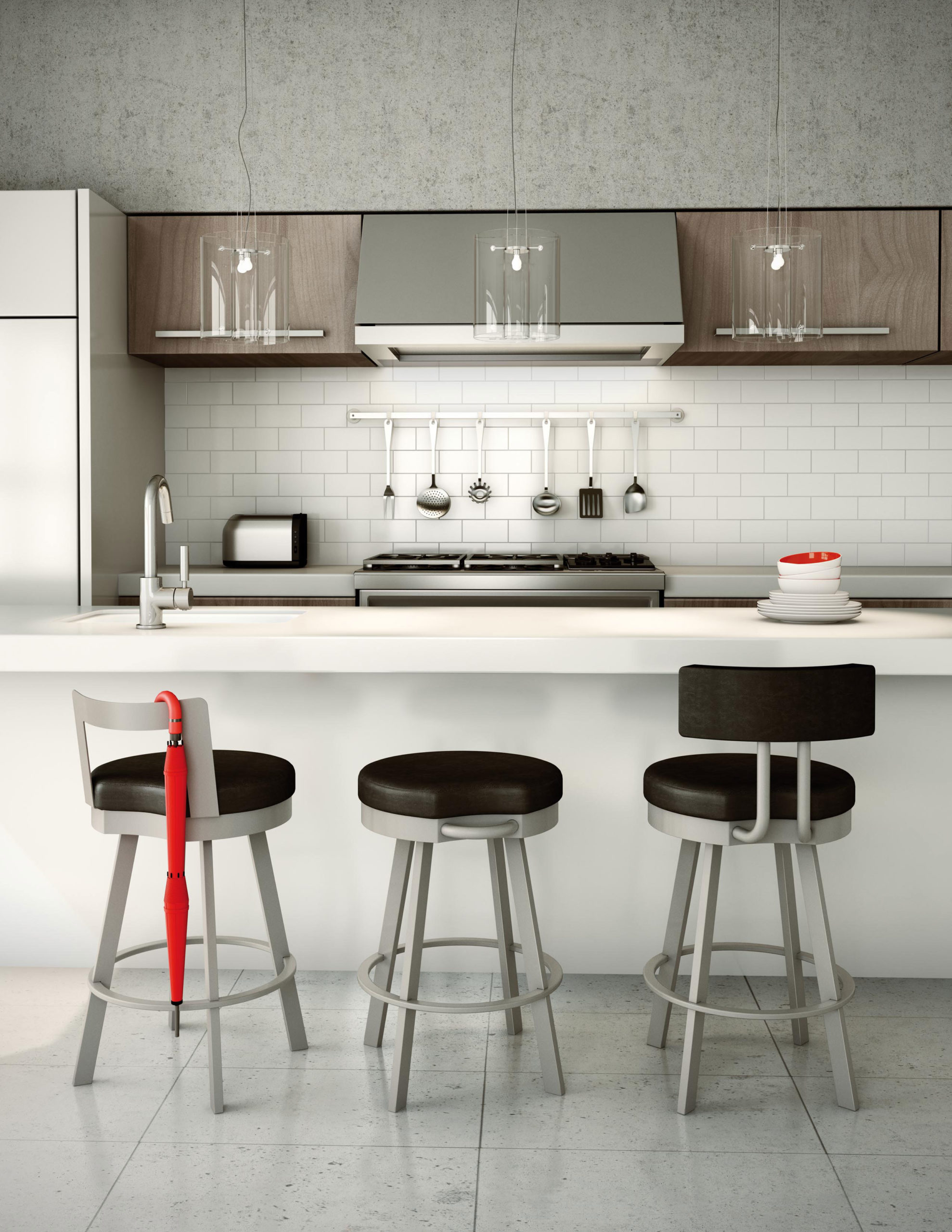 Bruno Contemporary Swivel Stool Inspo