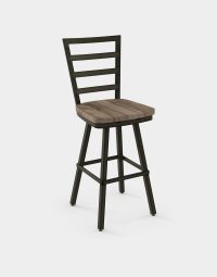 Collins Industrial Stool Black Sand Dust