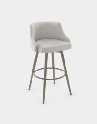 Dakota Contemporary Stool White