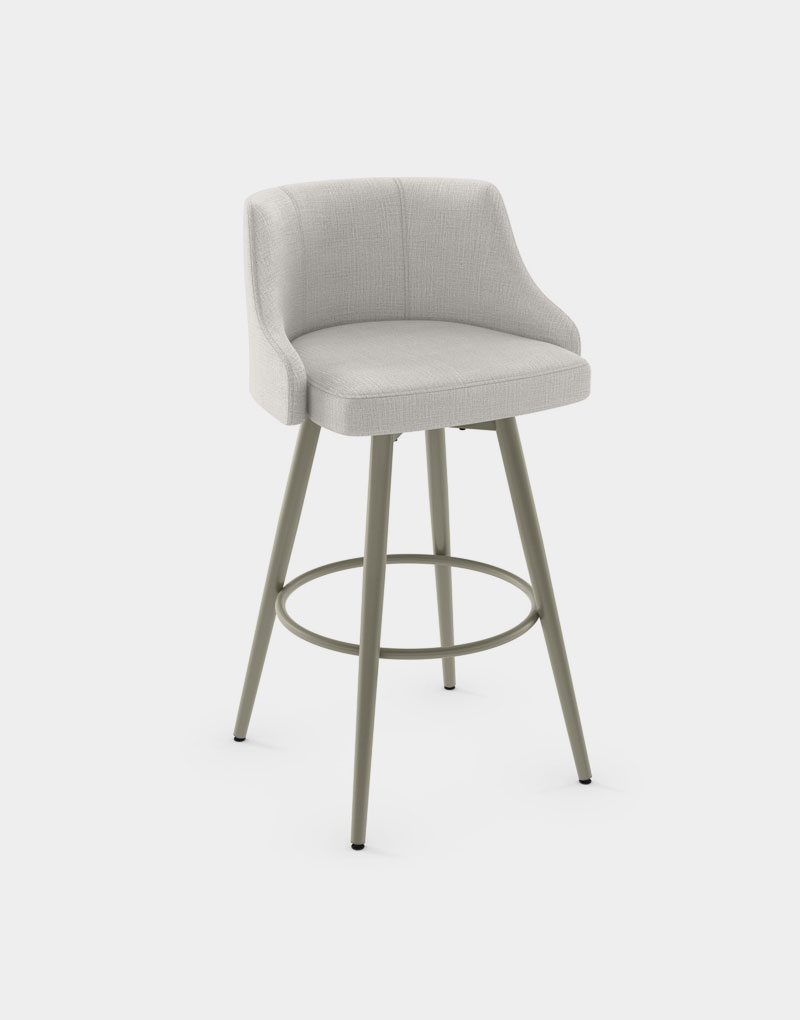 Dakota Contemporary Stool White