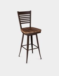 Elton Industrial Swivel Stool Cushion Seat