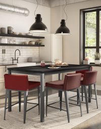 Emery XL Half Back Contemporary Stool design inspo