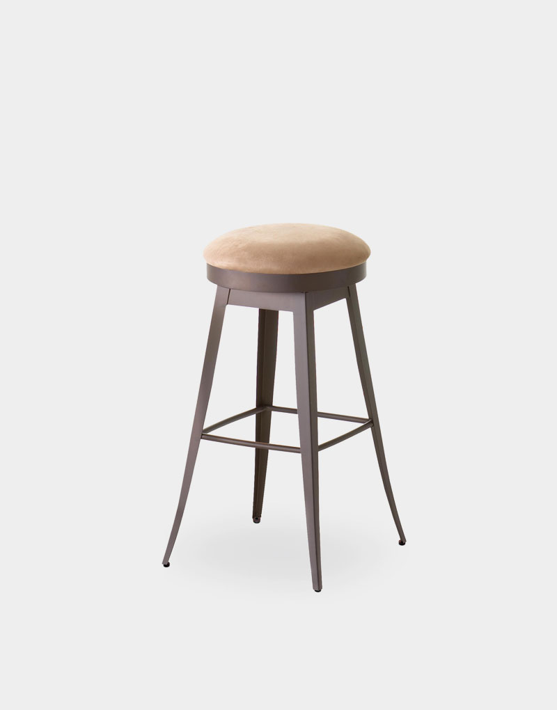 Gemma Backless Industrial Stool Cushion Seat