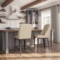Logan Upholstered Oversized Bar Stool Design Inspo