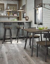 Lyndon Industrial Stool Wooden Seat design inspo