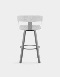 Porter Contemporary Stool White Back