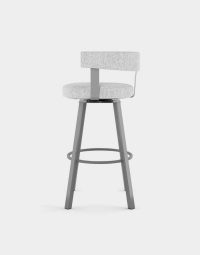 Porter Contemporary Stool White Side