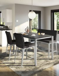 Theo XL Upholstered Industrial Stool Design Inspo