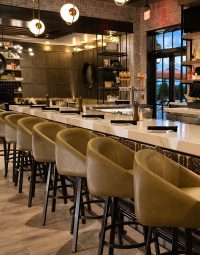 Warner Fully Upholstered Bar Stool
